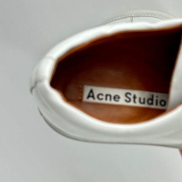 Acne Studios Leather Sneakers - Picture 7 of 8